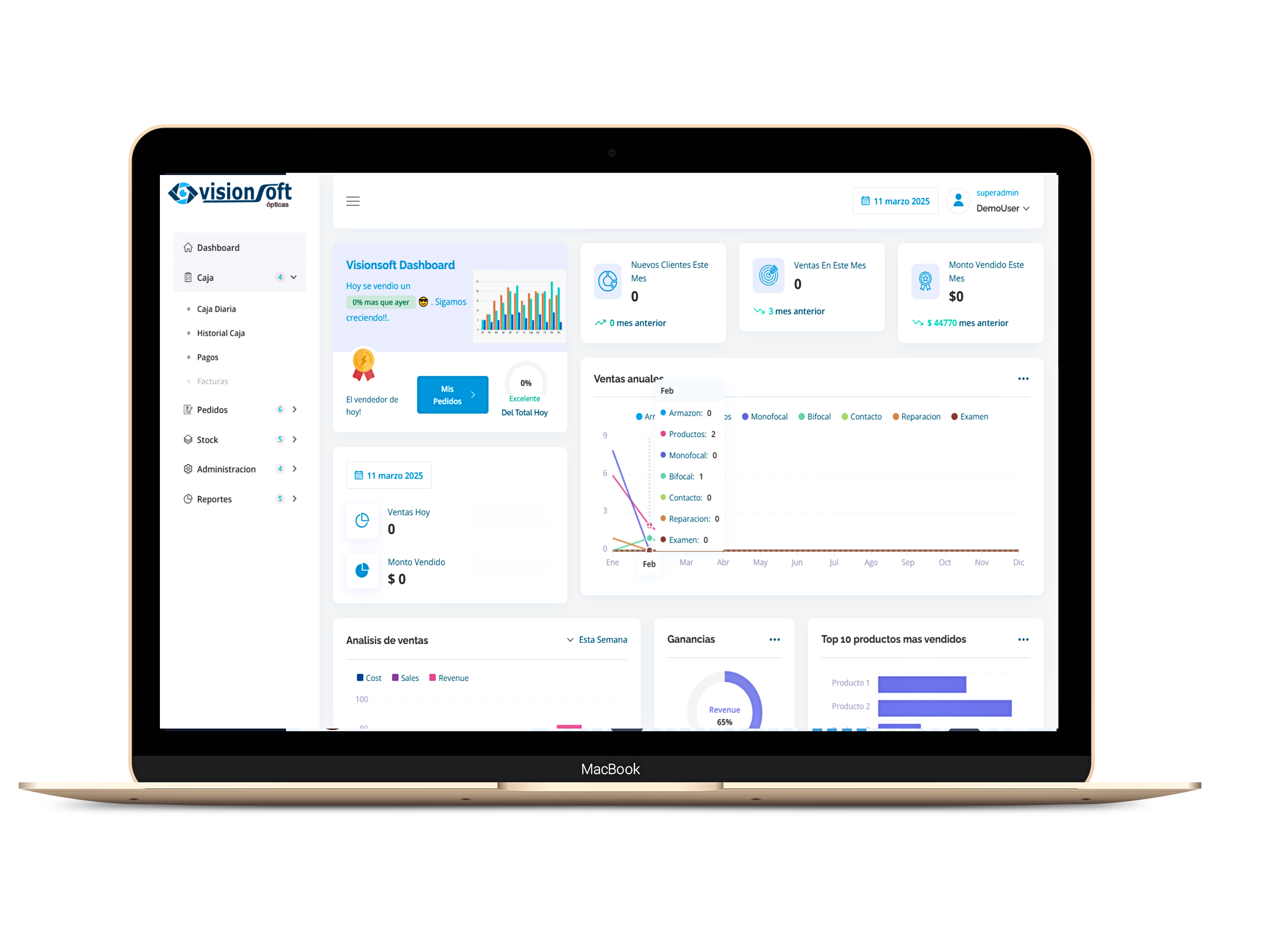 Visionsoft - Sistema para opticas